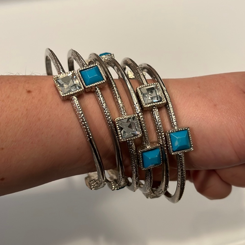 Silver bangles